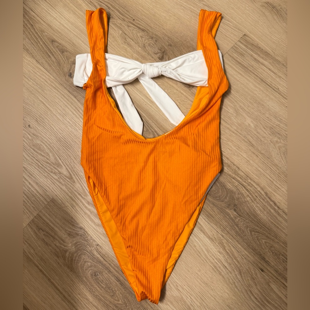 Beach Bunny Rock The Boat One Piece with Bow Detail